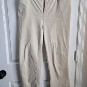 Ralph Lauren Cream Cotton Pants